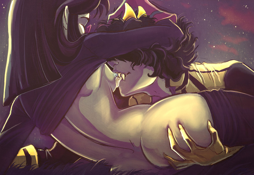 mituna captor and latula pyrope (homestuck) drawn by pupukachoo