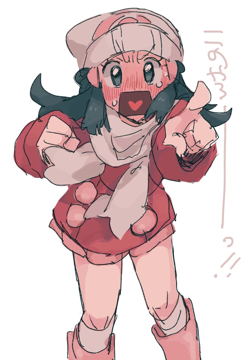 dawn (pokemon and 2 more) drawn by yusho_(ossm03)