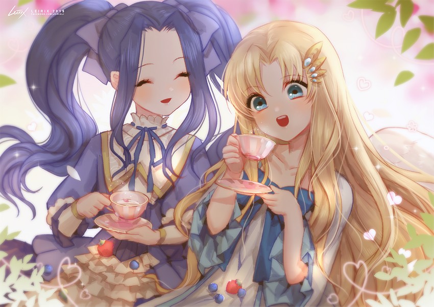 filo and melty q melromarc (tate no yuusha no nariagari) drawn by leirix