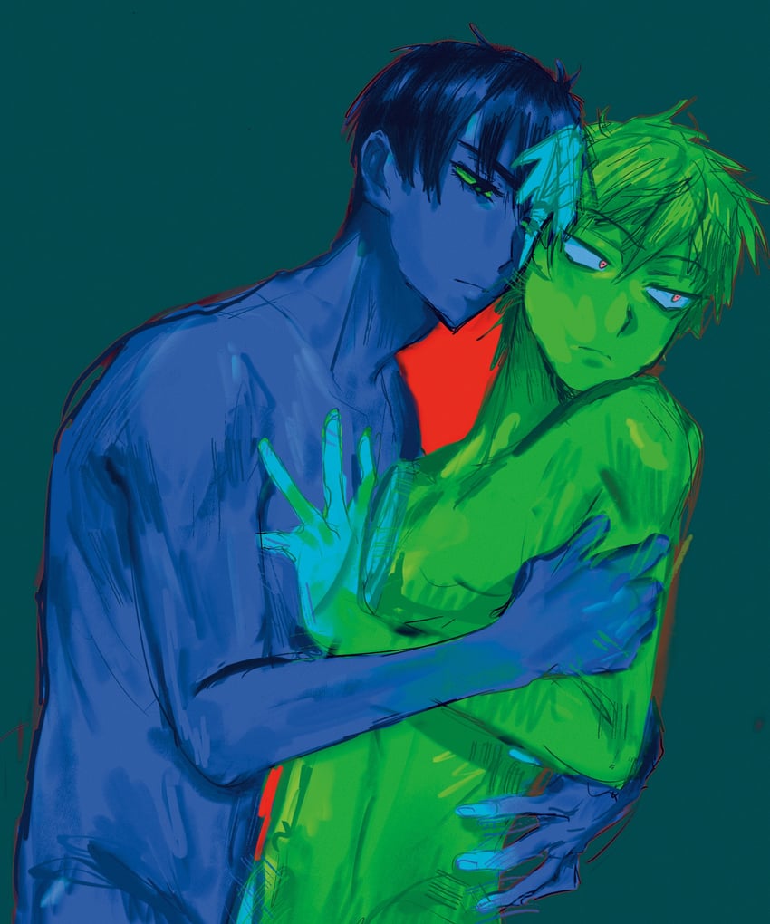 till and ivan (alien stage) drawn by hawk_till