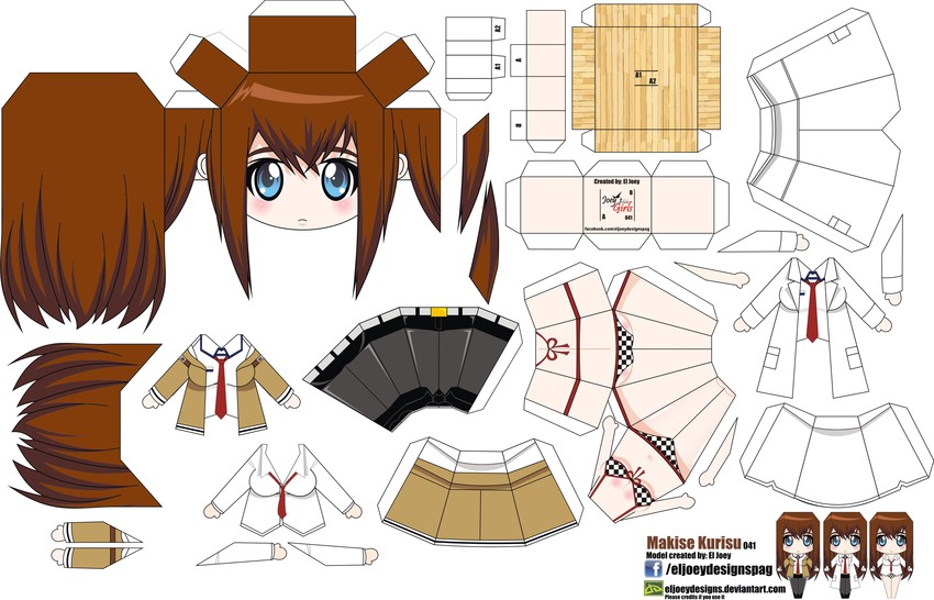 makise kurisu (steins;gate) drawn by el_joey