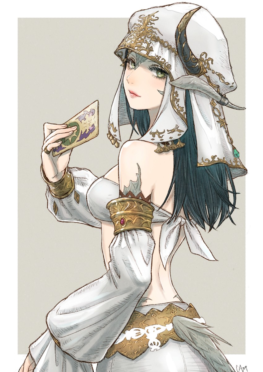warrior of light and astrologian (final fantasy and 1 more) drawn by cam_(cammero95713700)