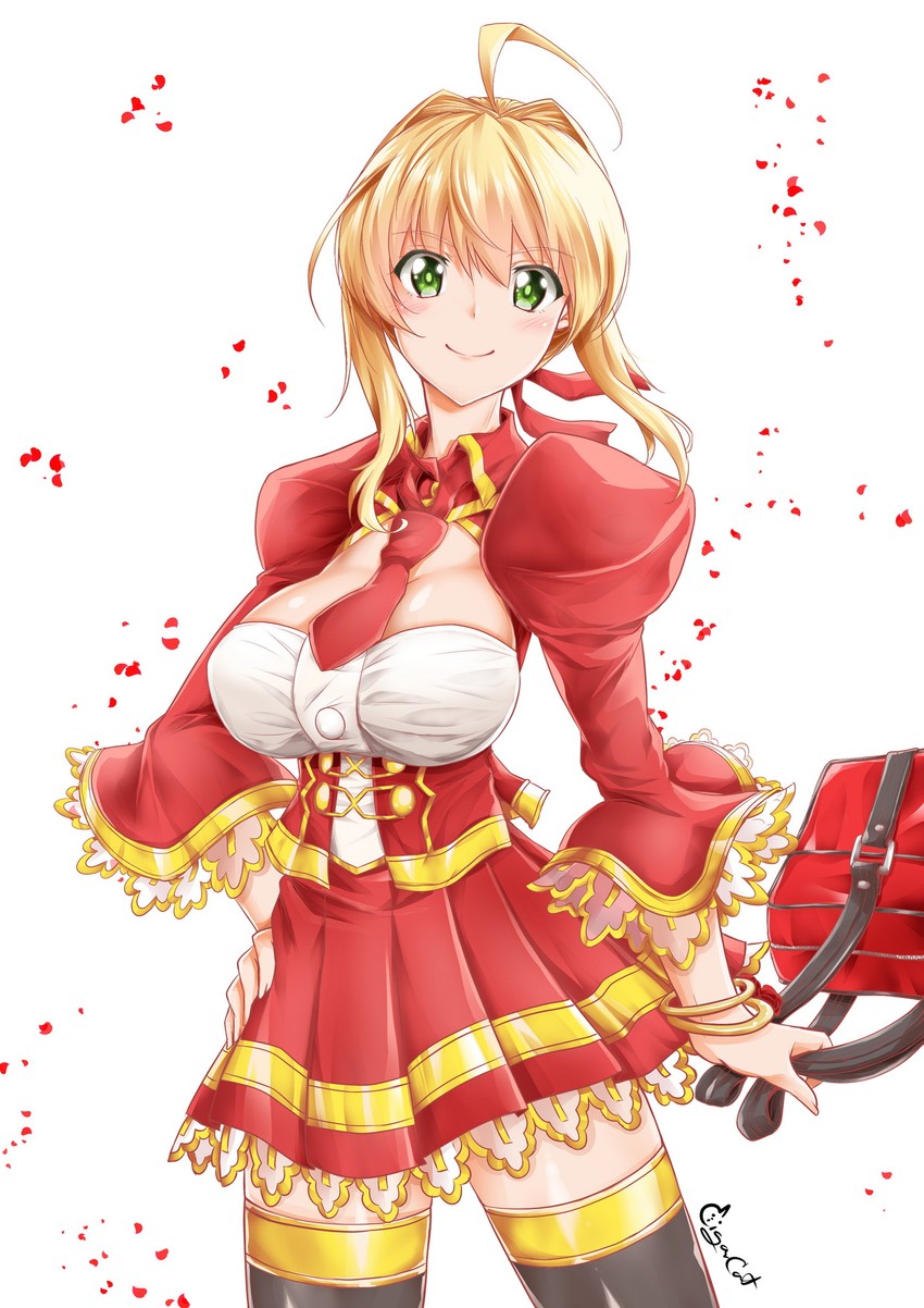 nero claudius (fate and 1 more) drawn by cigar_cat