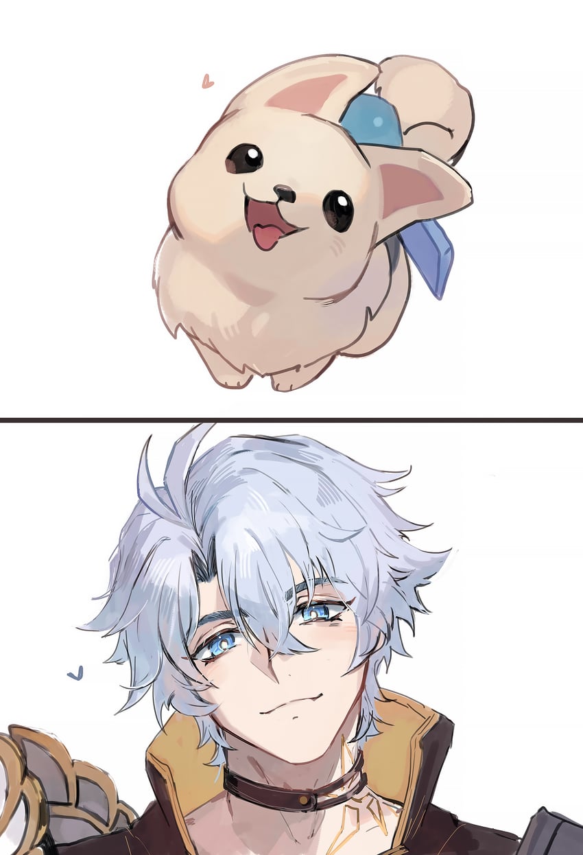 phainon and peppy (honkai and 1 more) drawn by qel