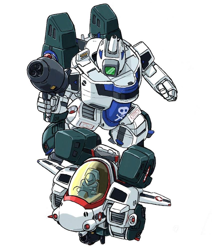 vf-1 (macross and 1 more) drawn by moukin_punch