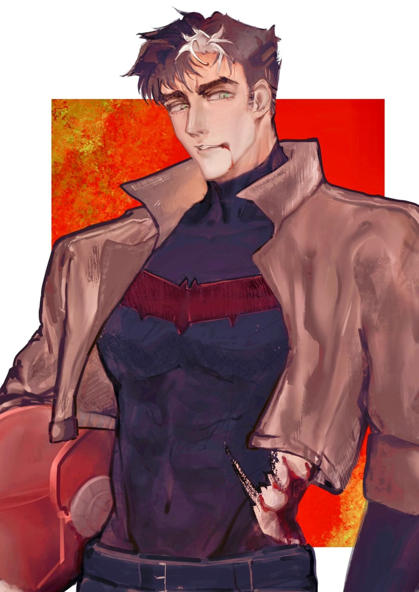 jason todd and red hood (dc comics and 2 more) drawn by napnap515