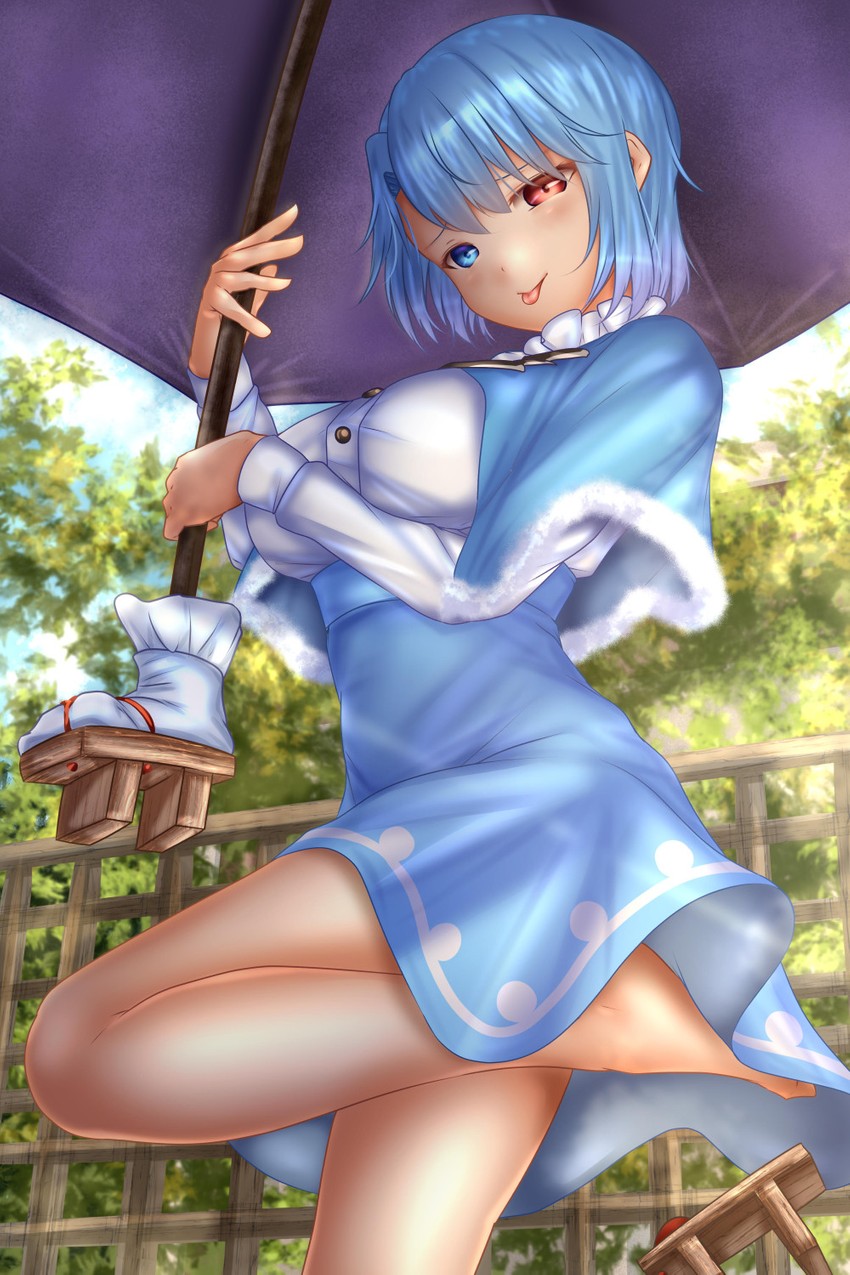 tatara kogasa (touhou) drawn by shounen_(hogehoge)