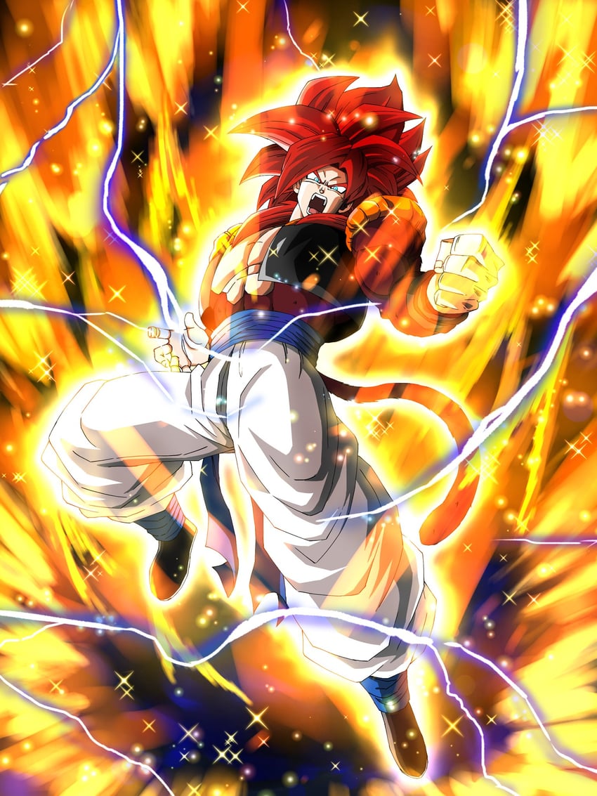 gogeta (dragon ball and 1 more) drawn by billieber_teru