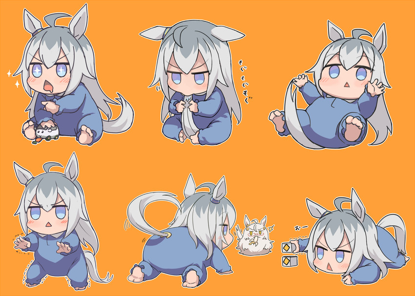 oguri cap and biwa hayahide (umamusume and 1 more) drawn by kusanagi_kaoru