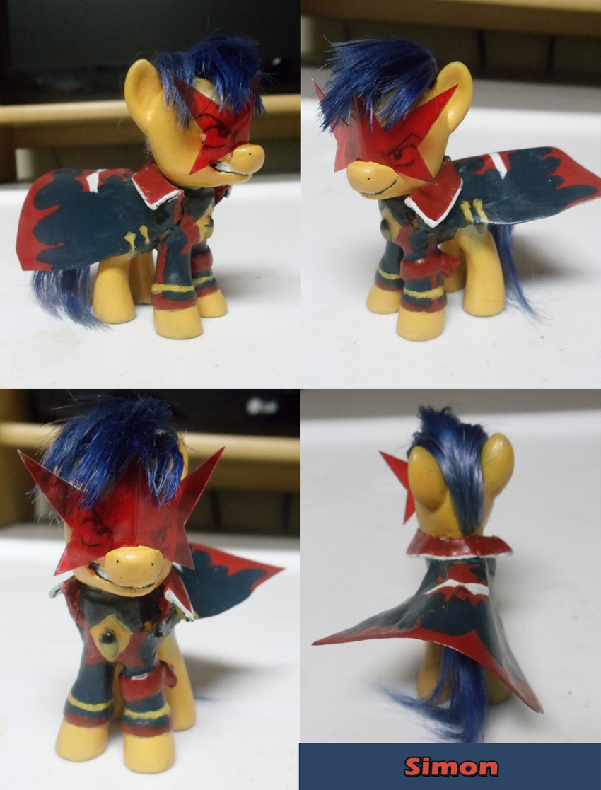 simon (tengen toppa gurren lagann and 2 more) drawn by supahbeefcakes