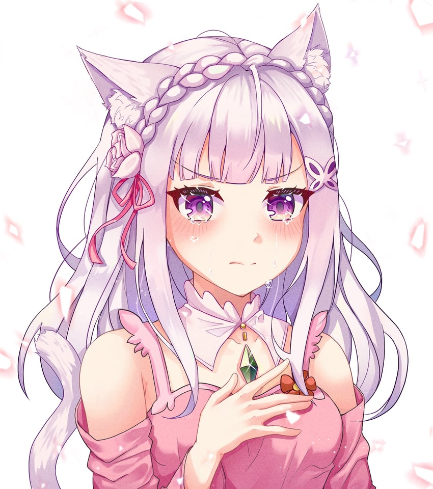 emilia (re:zero kara hajimeru isekai seikatsu) drawn by u-ni_(artuni)