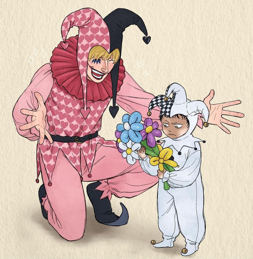 trafalgar law and donquixote rocinante (one piece) drawn by spicemachine02