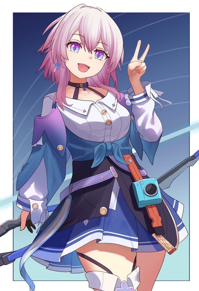 march 7th (honkai and 1 more) drawn by shitsu_kanata