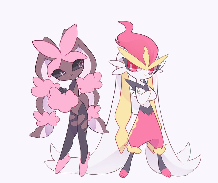 lopunny, cinderace, mega lopunny, and gigantamax cinderace (pokemon) drawn by masayo_(skip)
