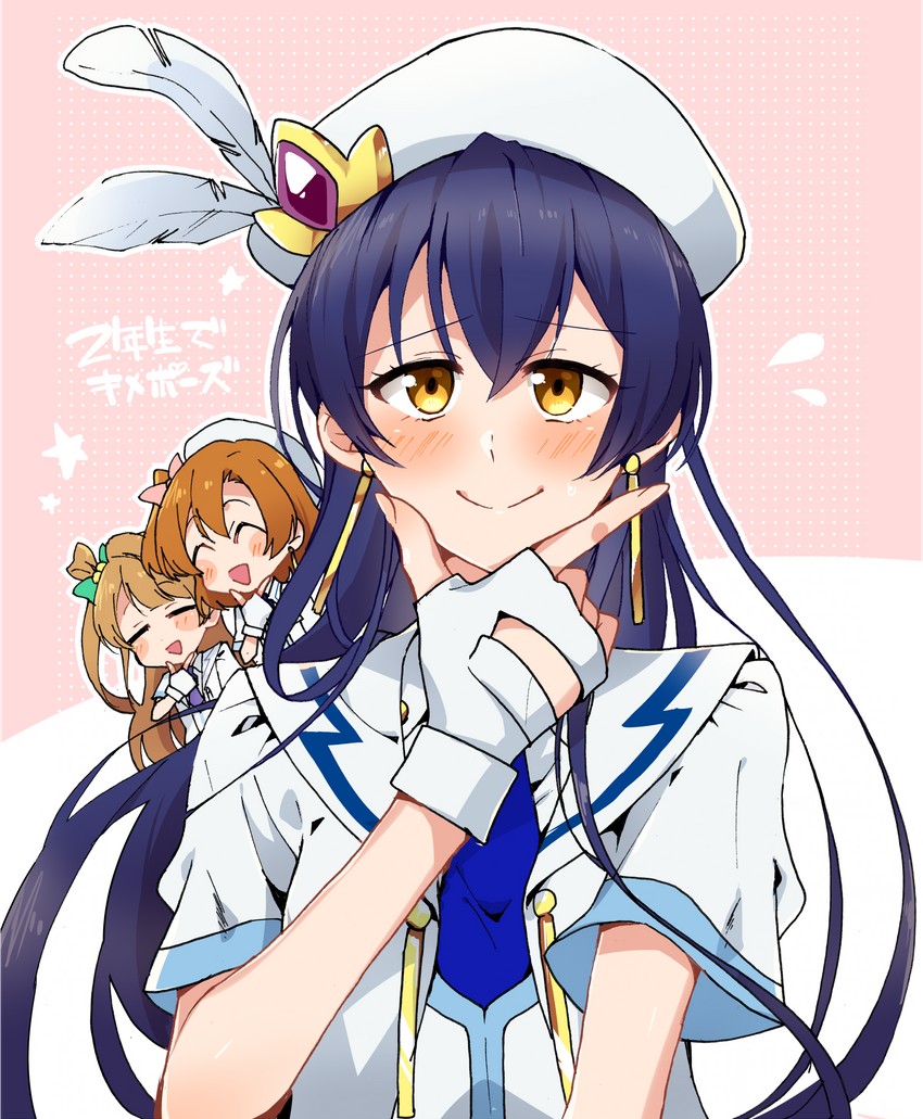 sonoda umi, minami kotori, and kosaka honoka (love live! and 1 more) drawn by masuda_ayumu