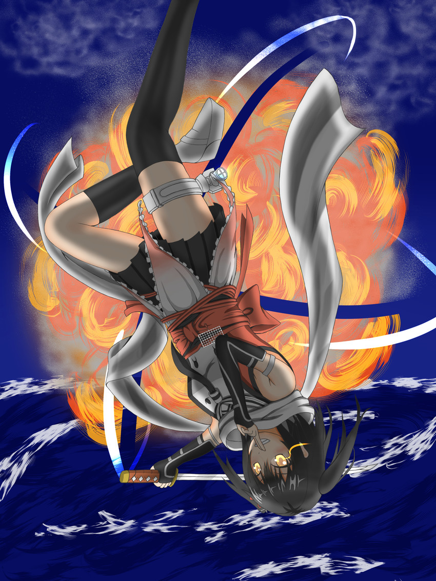 sendai (kantai collection) drawn by henderson_(clairvoyanse)