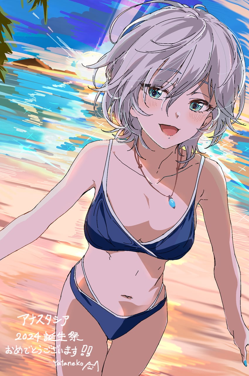 anastasia (idolmaster and 2 more) drawn by yataneko_(echigo)