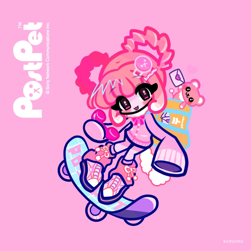 komomo (postpet) drawn by anzu_(1014105)