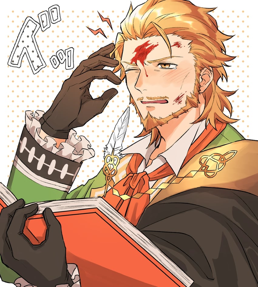 william shakespeare (fate and 1 more) drawn by itokon300