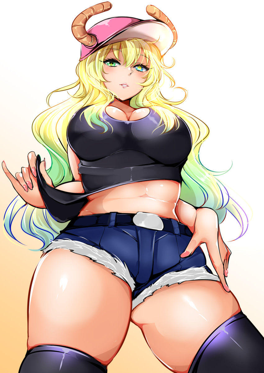 lucoa (kobayashi-san chi no maidragon) drawn by agetama