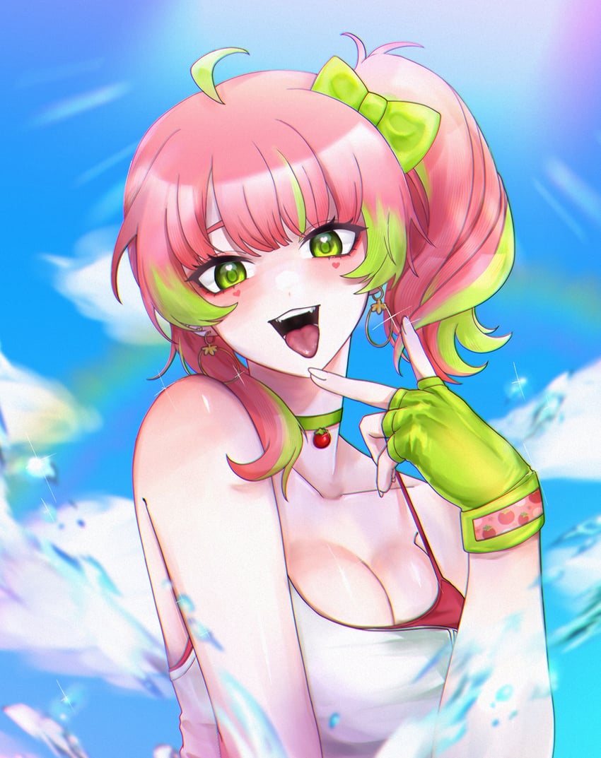 slice of toma (indie virtual youtuber) drawn by amai_podo