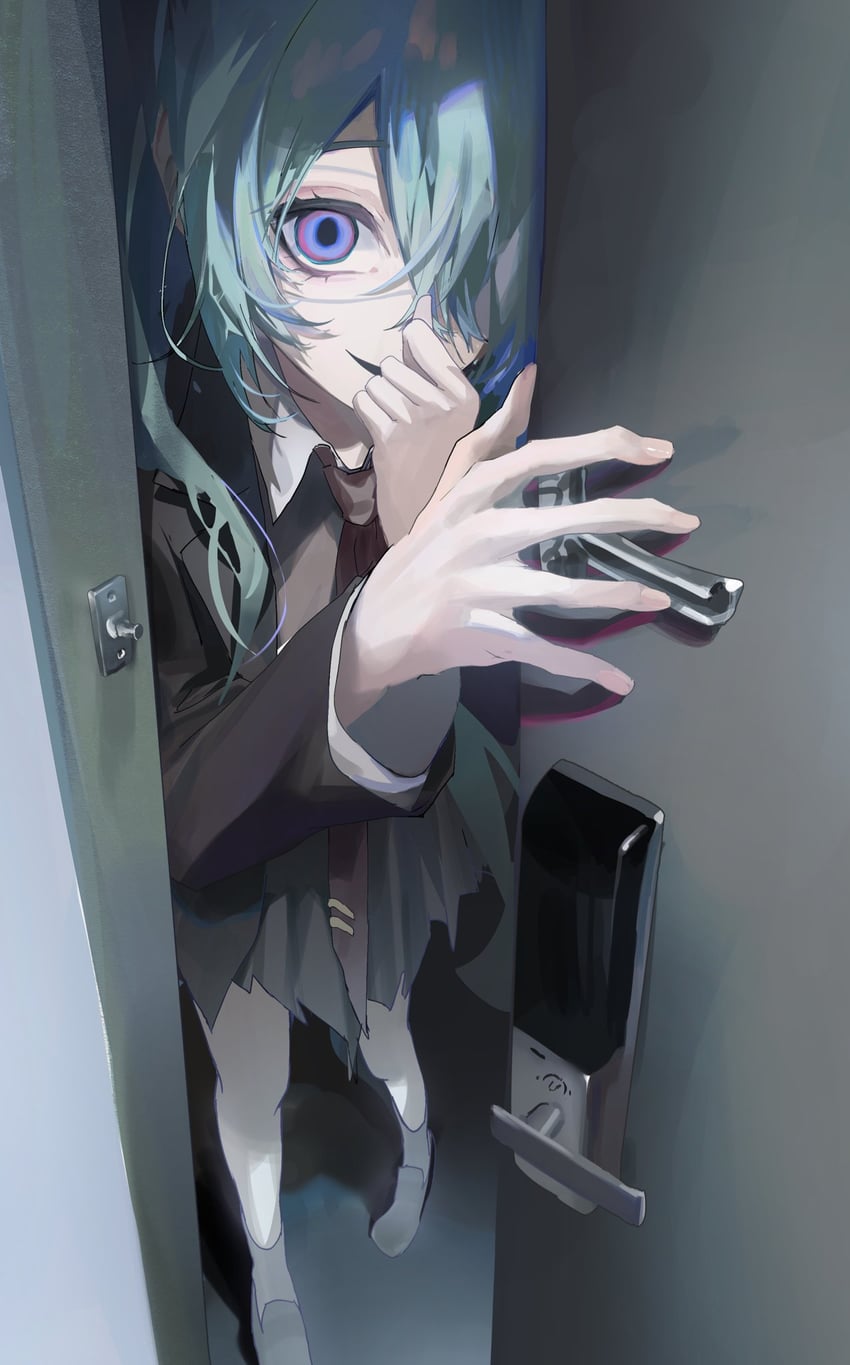 hatsune miku (vocaloid and 1 more) drawn by yukhoe_(kaje7pi)