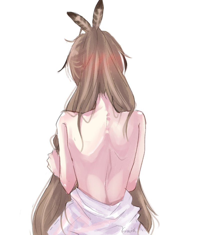 nanashi mumei (hololive and 1 more) drawn by glaciel