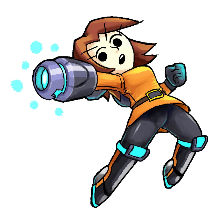 mii and mii gunner (super smash bros.) drawn by minuspal
