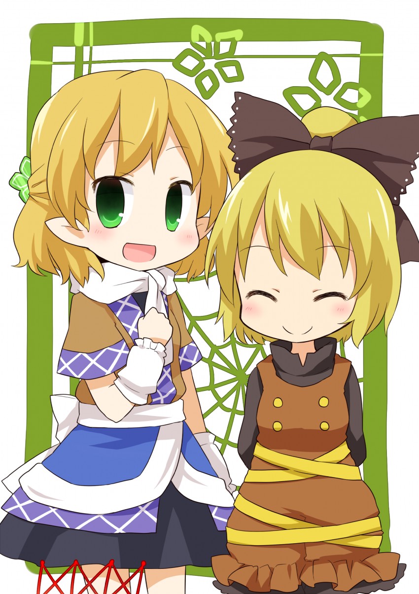 mizuhashi parsee and kurodani yamame (touhou) drawn by yamabuki_(yusuraume)
