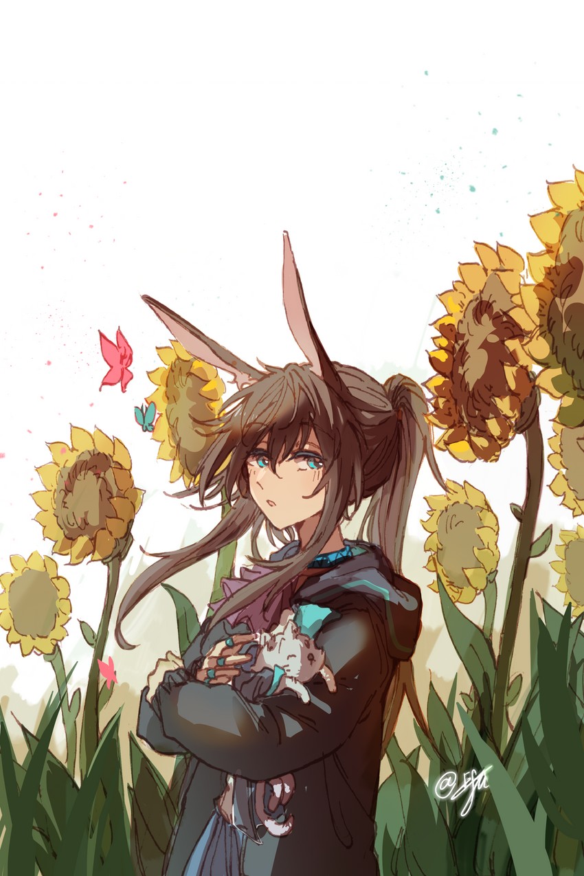 amiya and rosmontis (arknights) drawn by e-fa-dorn