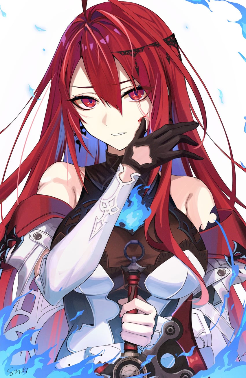 elizabeth rose bloodflame (hololive and 1 more) drawn by 8nu4