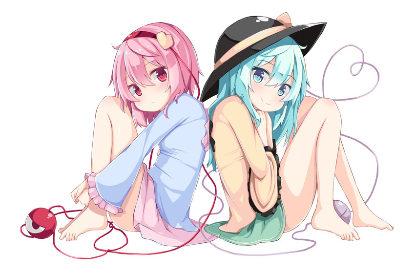 komeiji koishi and komeiji satori (touhou) drawn by ominaeshi_(takenoko)