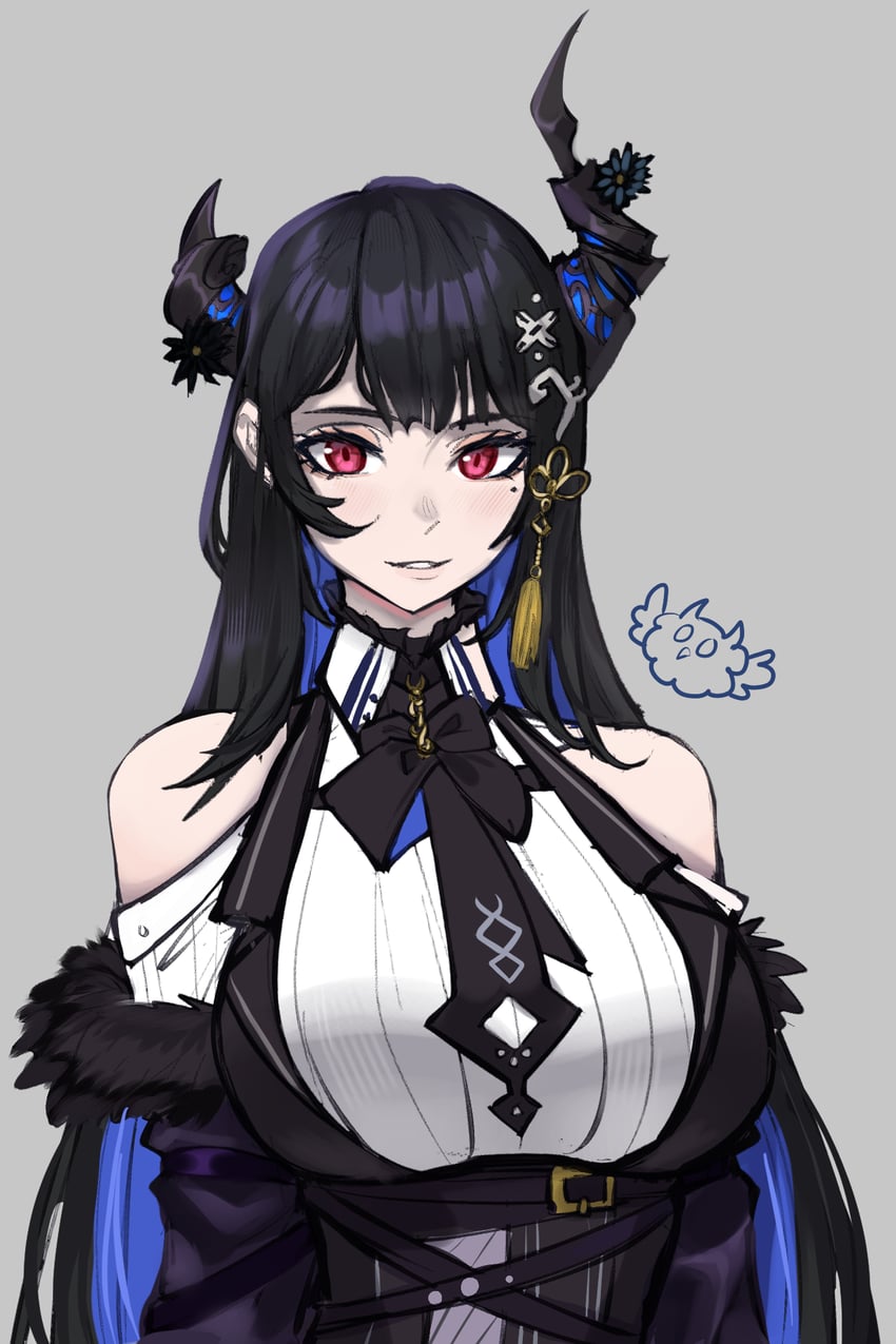 nerissa ravencroft and jailbird (hololive and 1 more) drawn by seiyaofabyss