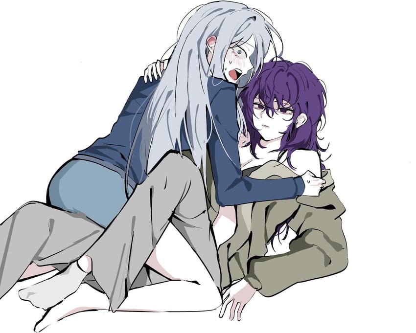 asahina mafuyu and yoisaki kanade (project sekai) drawn by shin_he9