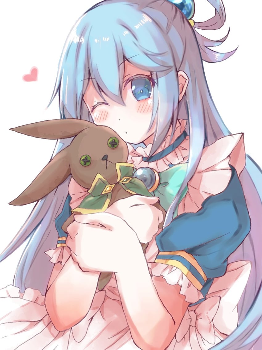 aqua and satou kazuma (kono subarashii sekai ni shukufuku wo! and 1 more) drawn by ikasumi_82