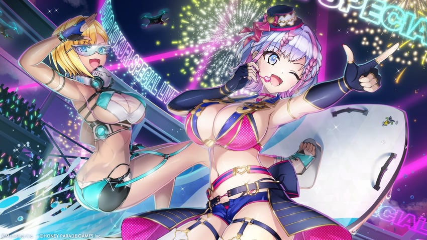 kukuri tomo and murahaya mashio (dolphin wave) drawn by ootomo_takuji