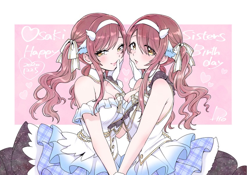 osaki amana and osaki tenka (idolmaster and 1 more) drawn by flip_(diiolive)