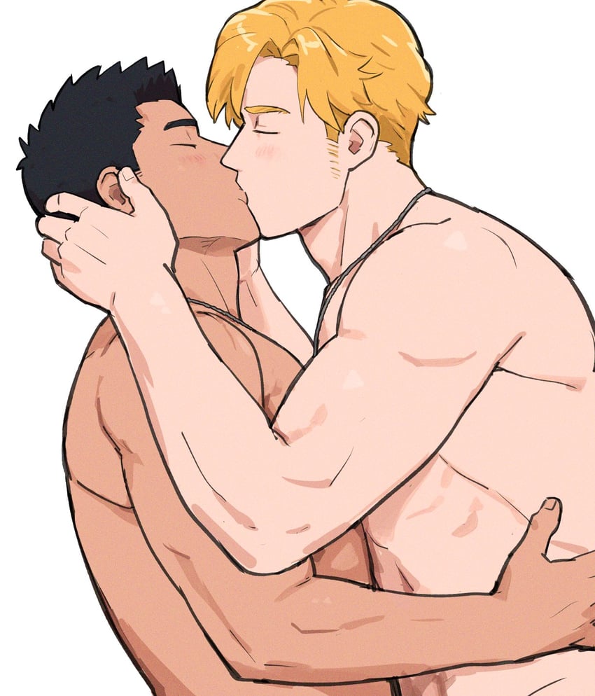 ao isami and lewis smith (yuuki bakuhatsu bang bravern) drawn by uraranas