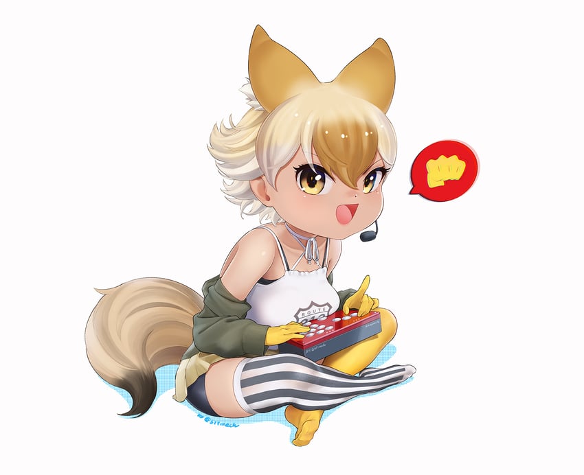 coyote (kemono friends and 1 more) drawn by beleven