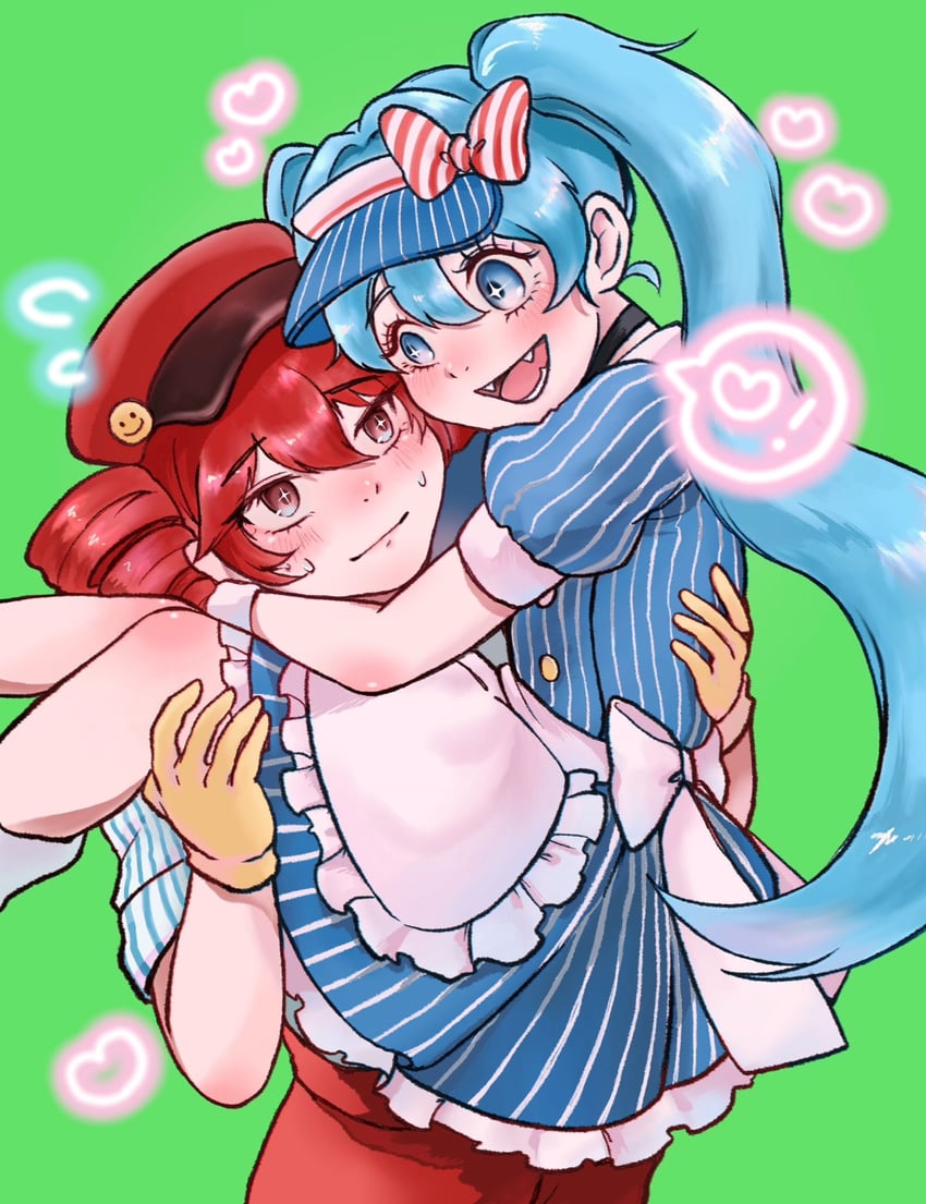 hatsune miku and kasane teto (vocaloid and 2 more) drawn by sugarsicksugar