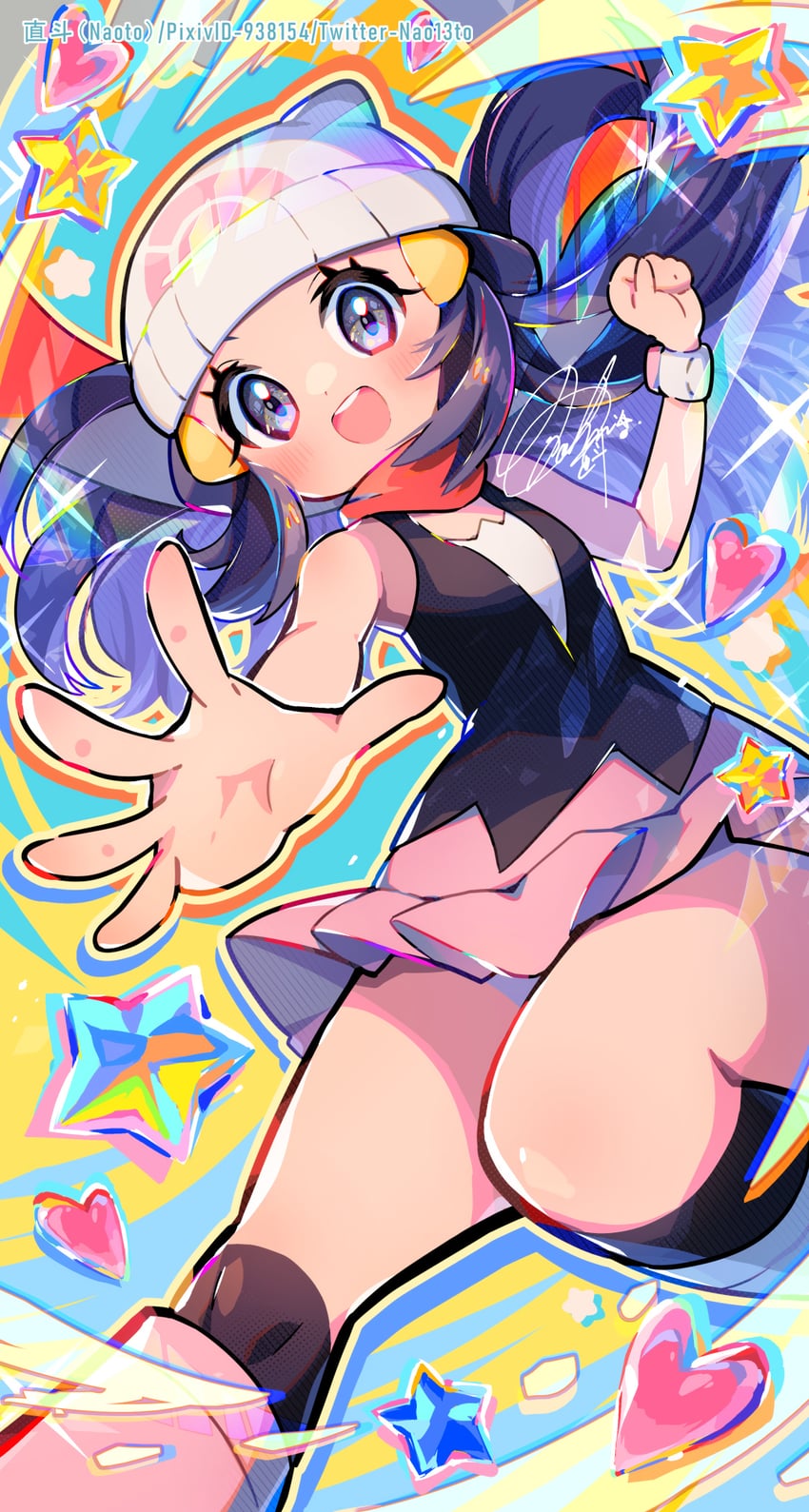 dawn (pokemon and 1 more) drawn by naoto_(yandereheaven)
