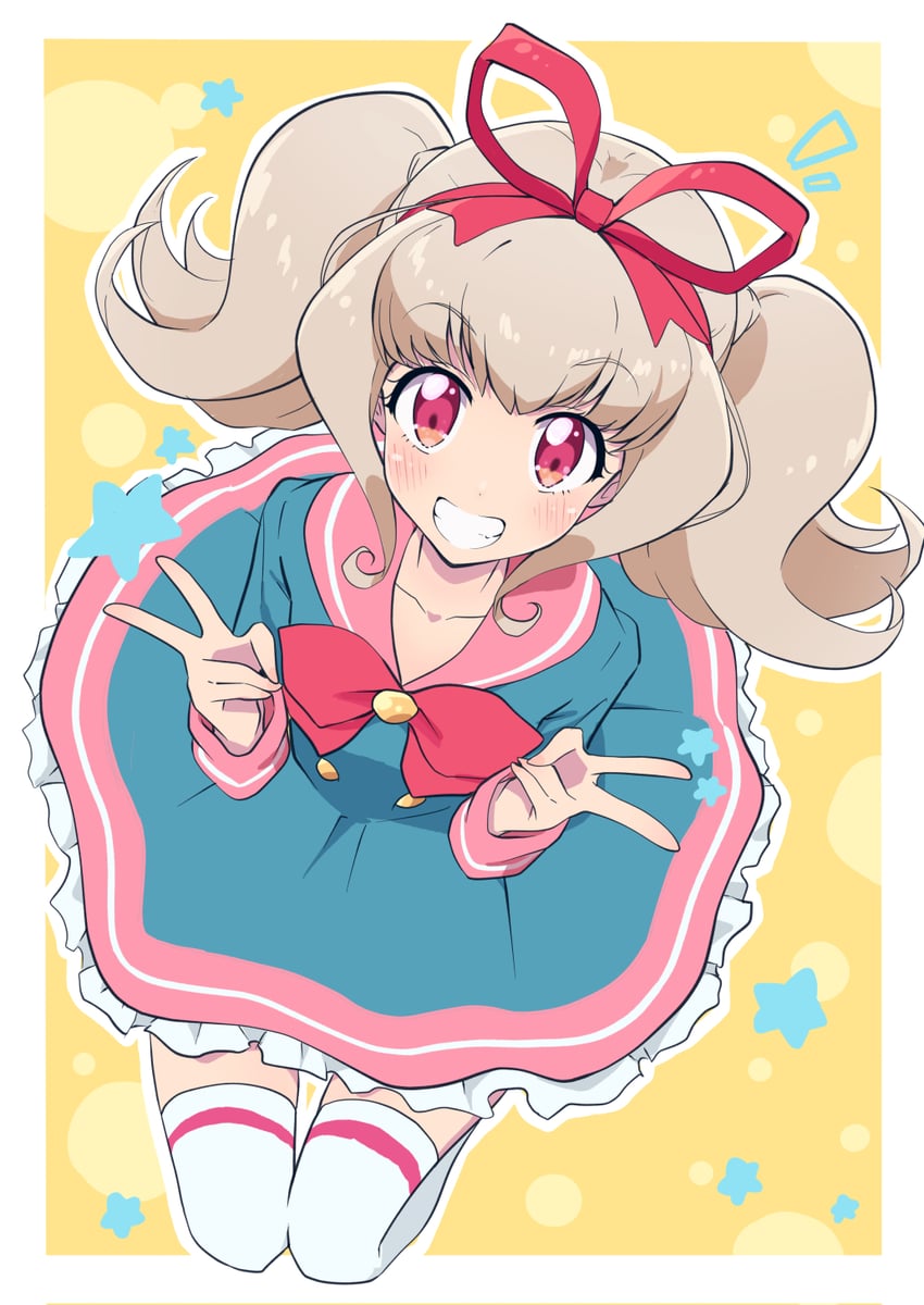kiseki raki (aikatsu! and 1 more) drawn by cbgb
