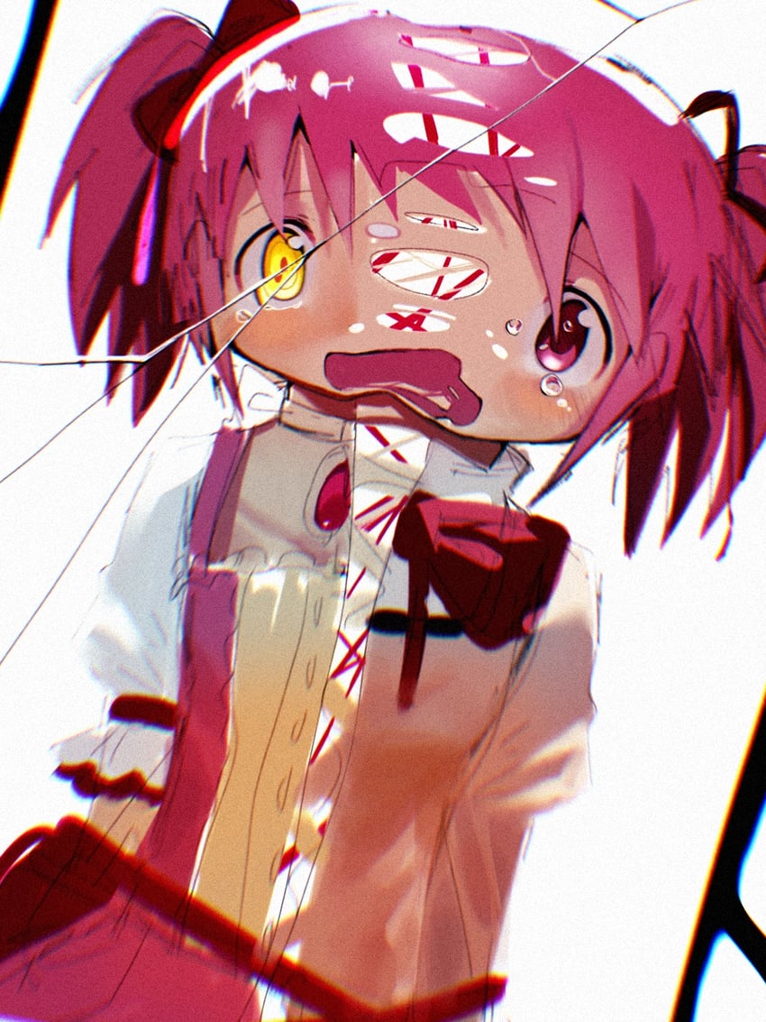 kaname madoka (mahou shoujo madoka magica and 1 more) drawn by smile_saki