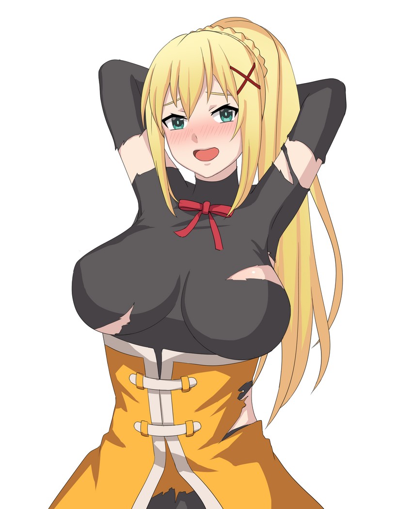 darkness (kono subarashii sekai ni shukufuku wo!) drawn by kurone_rinka