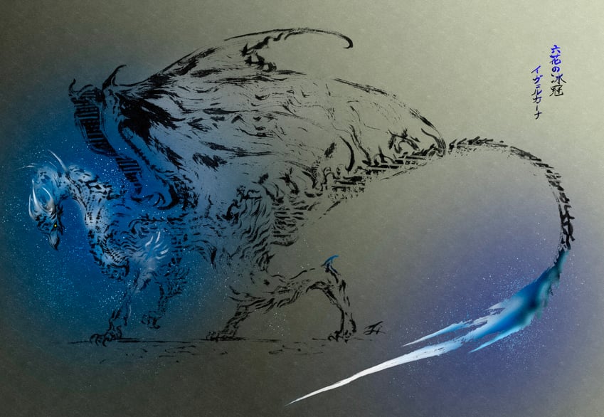 velkhana (monster hunter and 2 more) drawn by deadpool_yuchan