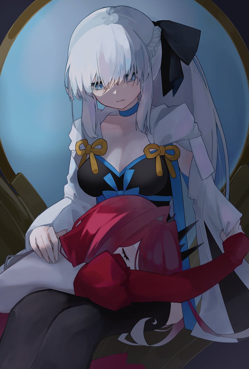 baobhan sith and morgan le fay (fate and 1 more) drawn by frill_inferno