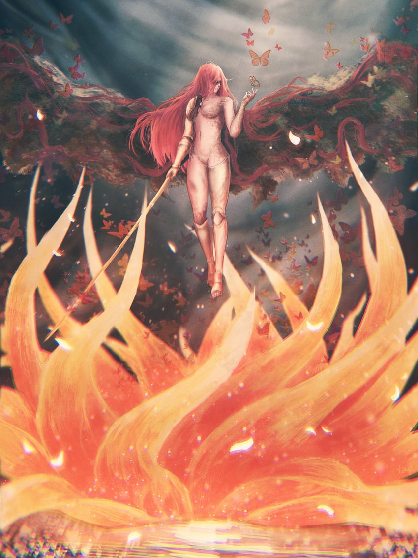 malenia blade of miquella and malenia goddess of rot (elden ring) drawn by valky_uniguri
