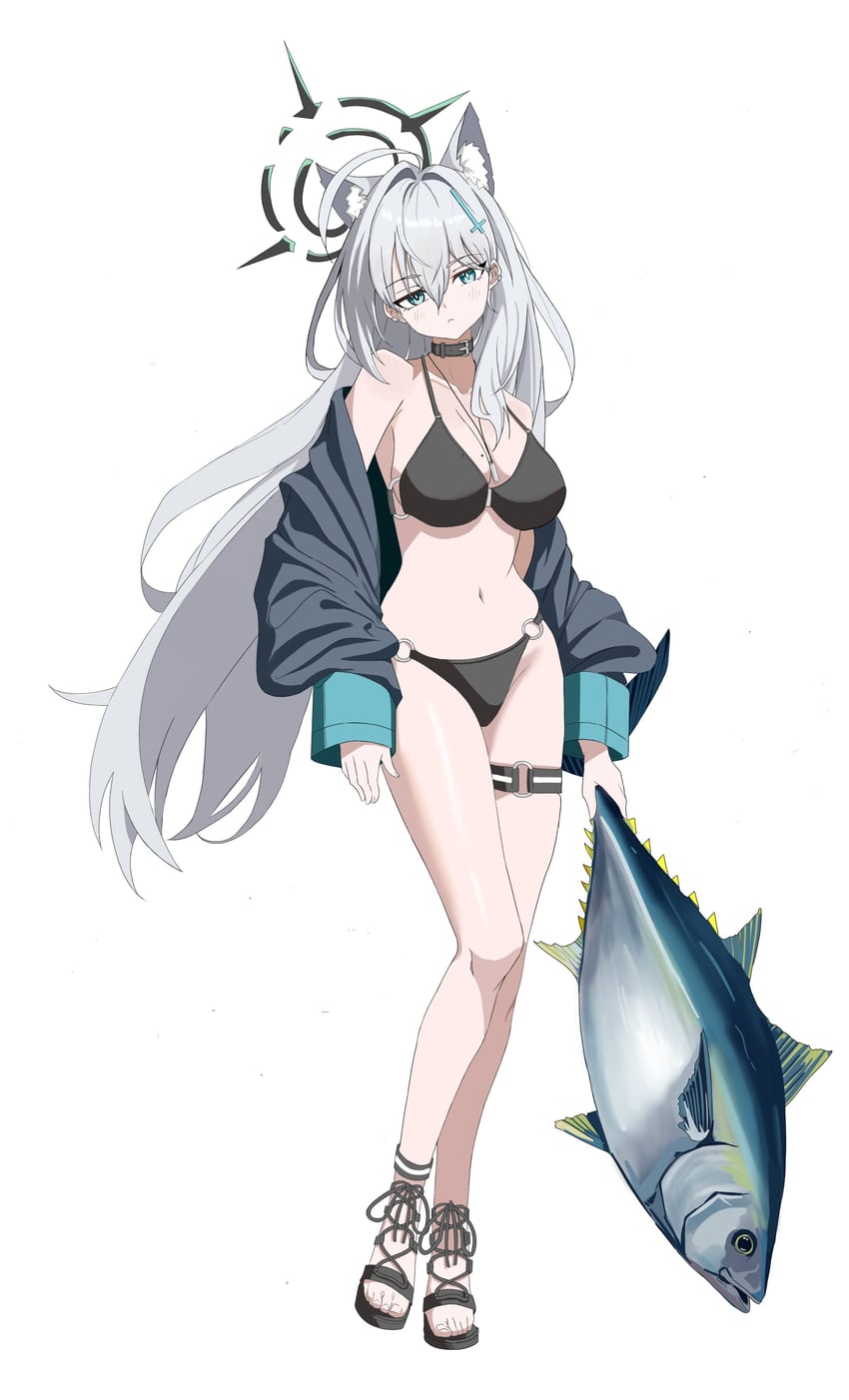 shiroko and shiroko terror (blue archive) drawn by zi0807