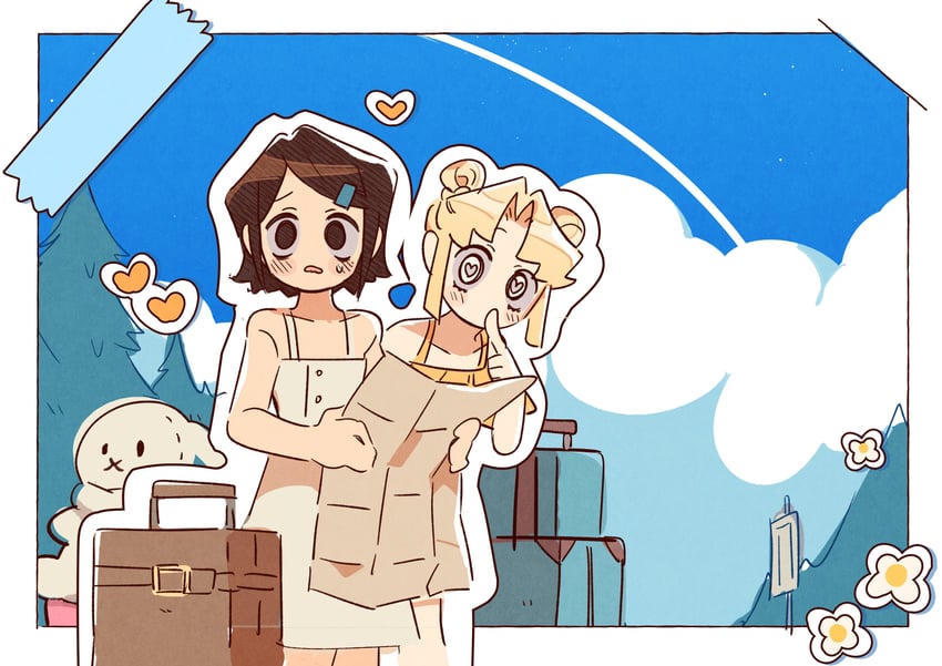amelia lee and beatrice reden (i love amy) drawn by unn1666