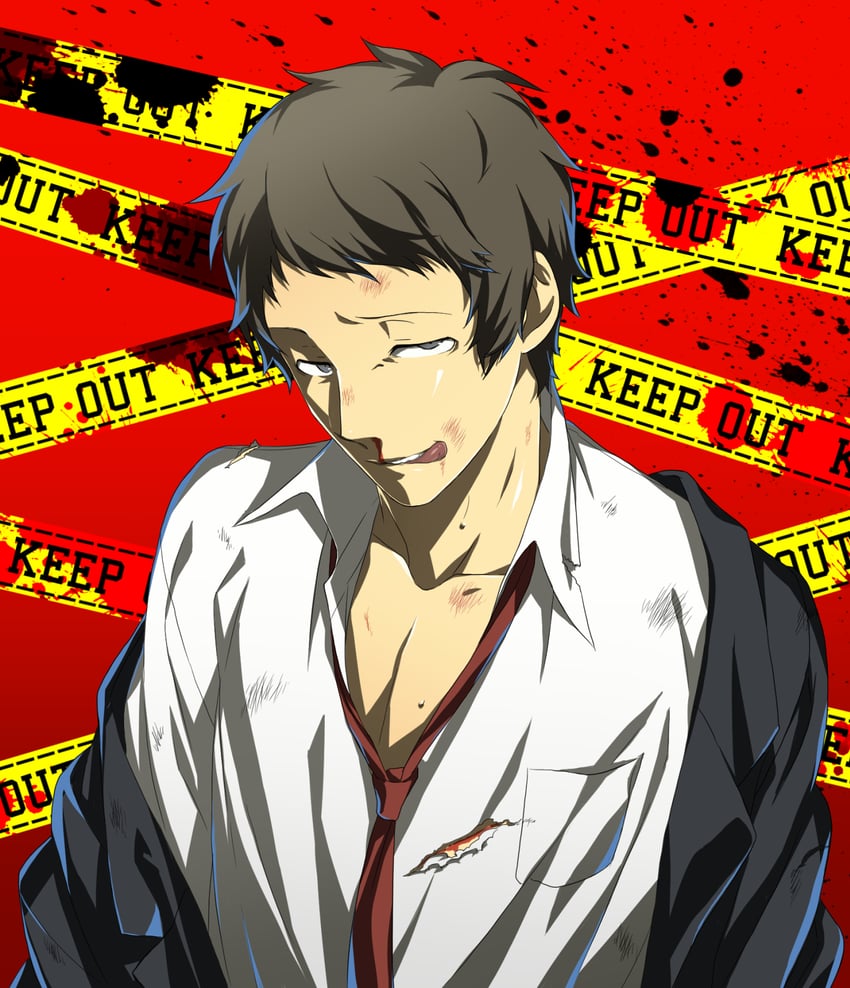 adachi tooru (persona and 1 more) drawn by arizuka_(catacombe)